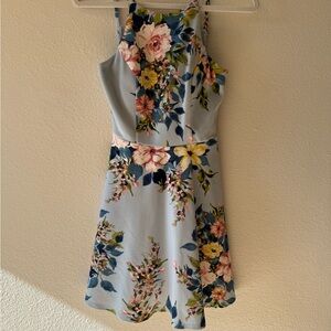 Speechless Floral Sleeveless Dress